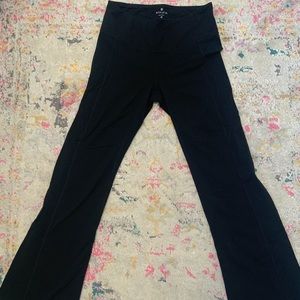 Athleta Black flared size small leggings